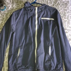 blue brandy melville zip up